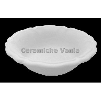 Ovale schaal sierrand